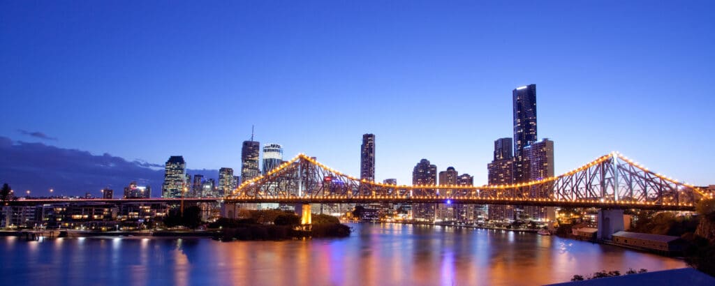 Story Bridge with Brisbane skyline