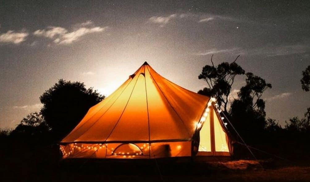 Tent on a Hill, Fleurieu Peninsula